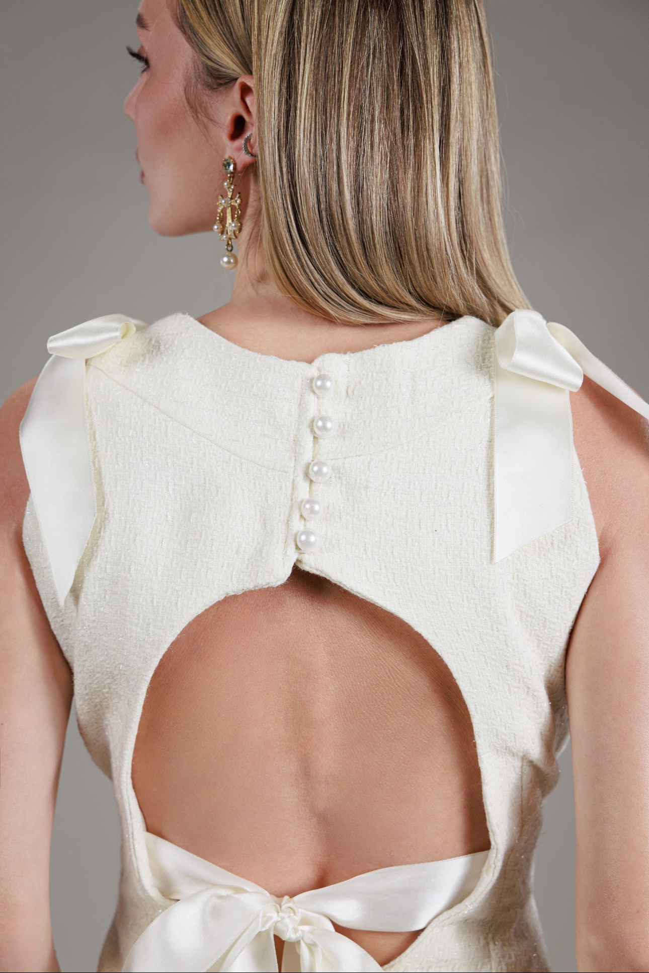 Pure Composure Bow Dress